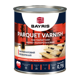 Лак паркетний “PARQUET VARNISH”. Напівматовий