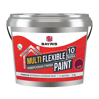 Гумова фарба універсальна “MULTIFLEXIBLE PAINT” (База C)