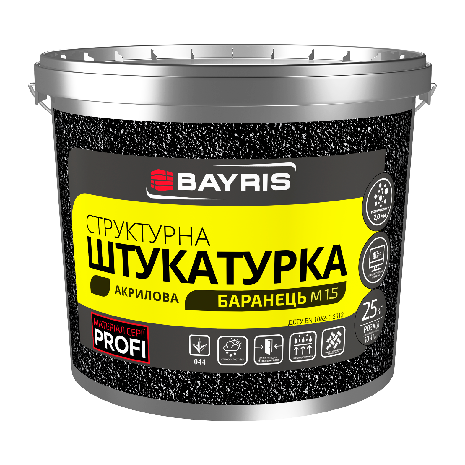 Структурна штукатурка "Баранець" М1.5 (Акрилова) Bayris