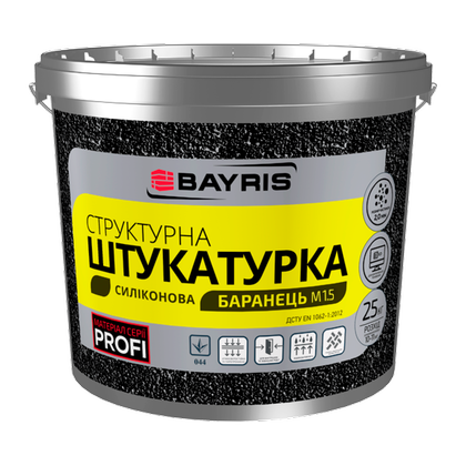 Структурна штукатурка Баранець М1.5 (Силіконова)