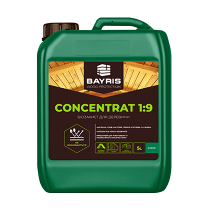 Біозахист для деревини Концентрат 1:9 (Зелений)
