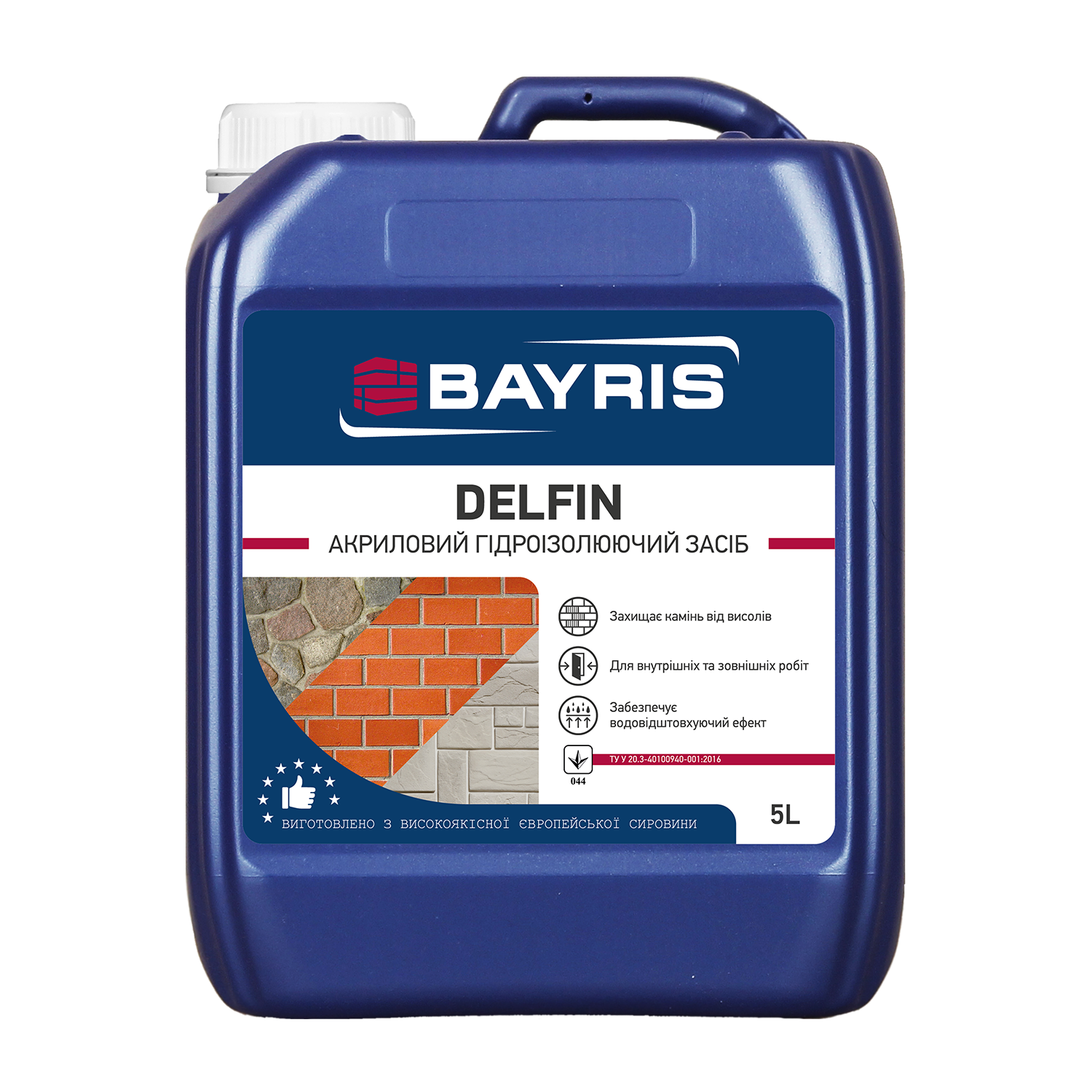 Акриловий гідроізолюючий засіб "Delfin" Bayris