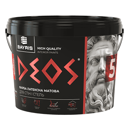 Латексна фарба "ДЕОС 5" Байріс (матова) Bayris