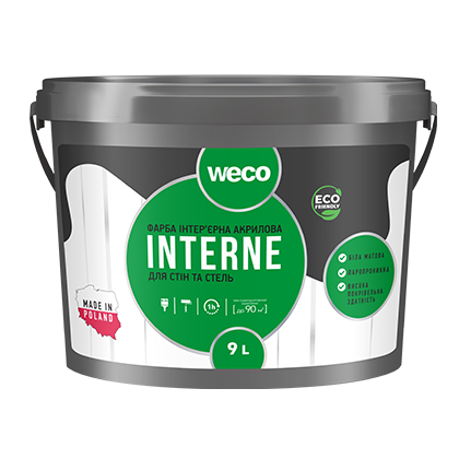 Краска для потолков и стен ИНТЕРНЕ (Акриловая) ВЕКО
