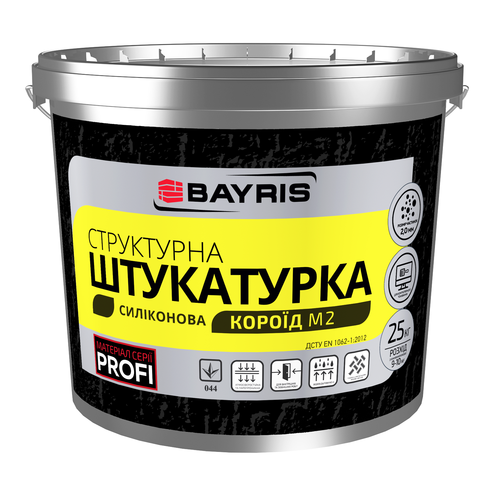 Структурна штукатурка "Короїд" М2 (Силіконова) Bayris