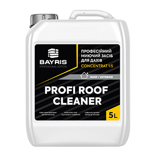 Змивка для дахів "Profi Roof Cleaner". Concentrat 1:5 Bayris