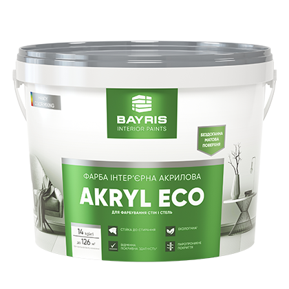 Фарба інтер’єрна "Acryl Eco" Bayris