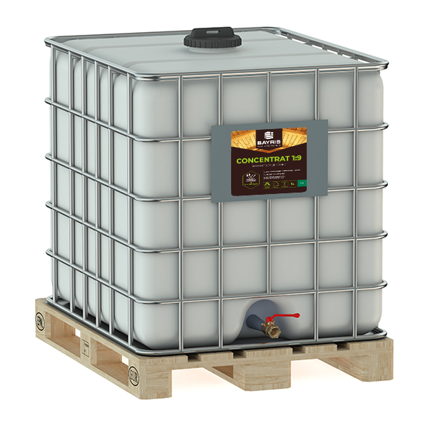 Куб - Біозахист для деревини "Концентрат 1:9" (Зелений) - 1000 л Bayris
