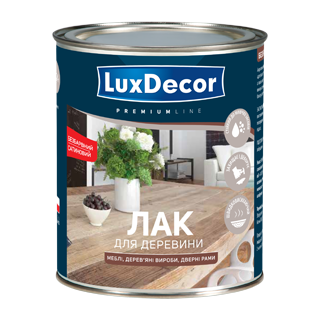Меблевий лак для деревини. Сатиновий LuxDecor