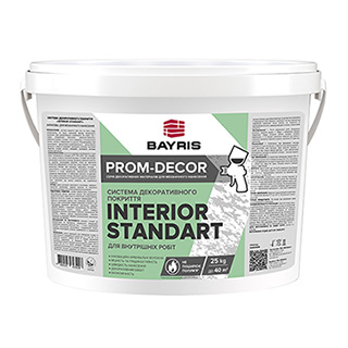 Система декоративного покриття “Interior standart”. Prom-decor