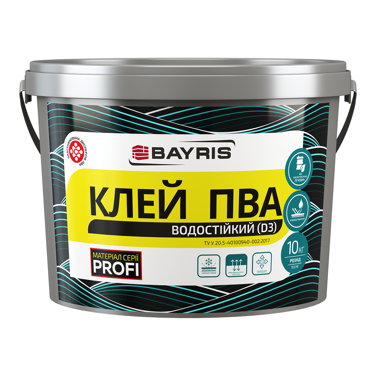 Клей ПВА "Водостійкий D3" Bayris