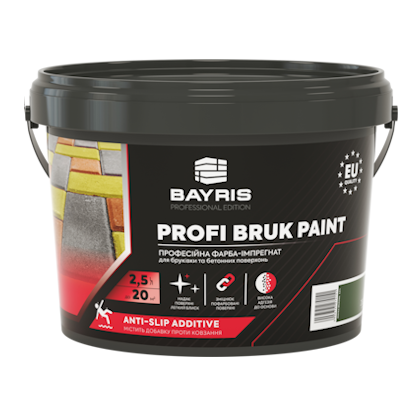 Фарба-імпрегнат для бруківки та бетонних поверхонь Profi Bruk Paint Байріс