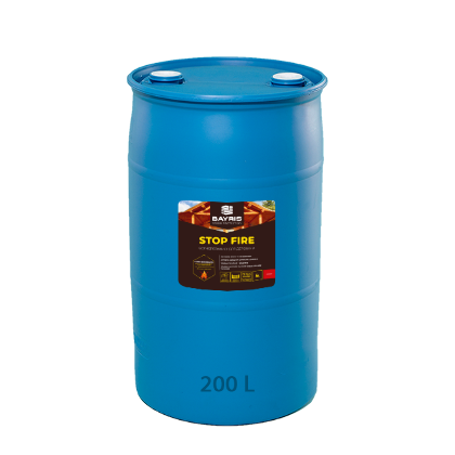 Бочка - Огнебиозащита Stop Fire (Красная) - 200 л