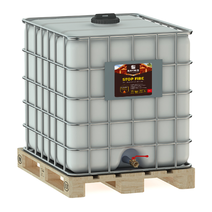 Куб - Огнебиозащита Stop Fire (Красная) - 1000 л