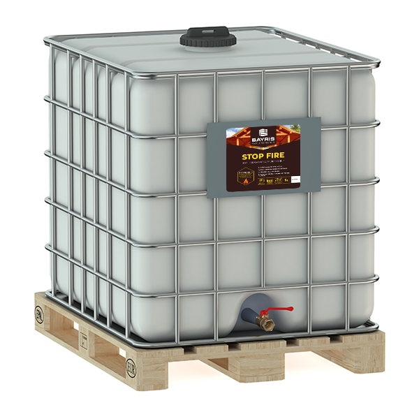 Куб - Вогнебіозахист "Stop Fire" (Безбарвний) - 1000 л Bayris