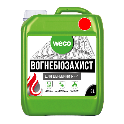 “ВОГНЕБІОЗАХИСТ ДЛЯ ДЕРЕВИНИ NF-1” (ЧЕРВОНИЙ)